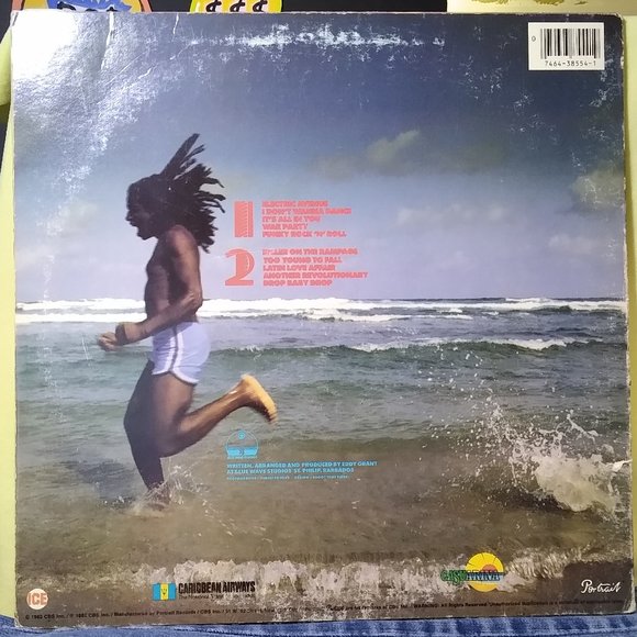 Eddy Grant Killer On The Rampage 1983 Vinyl record - Picture 2 of 4